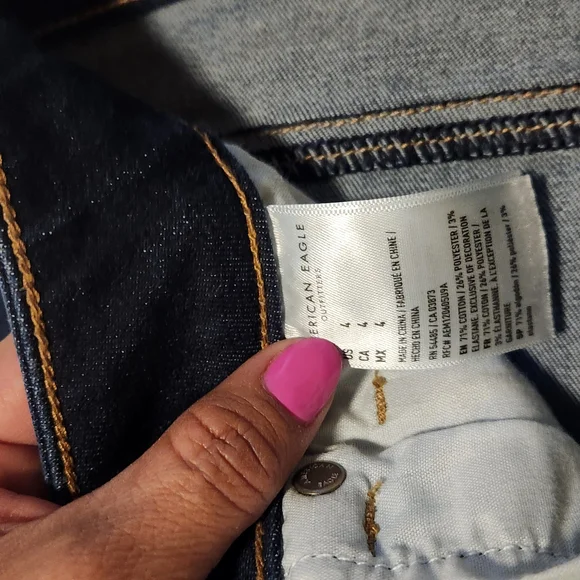 Dark Blue Women's Jeans - Picture 6 of 12